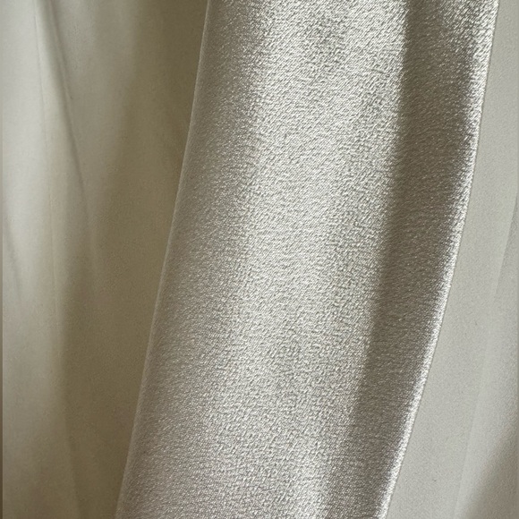 Adrianna Papell Size 18 Knit Crepe Blazer Dress w/Feather Trim - Ivory - Picture 6 of 10